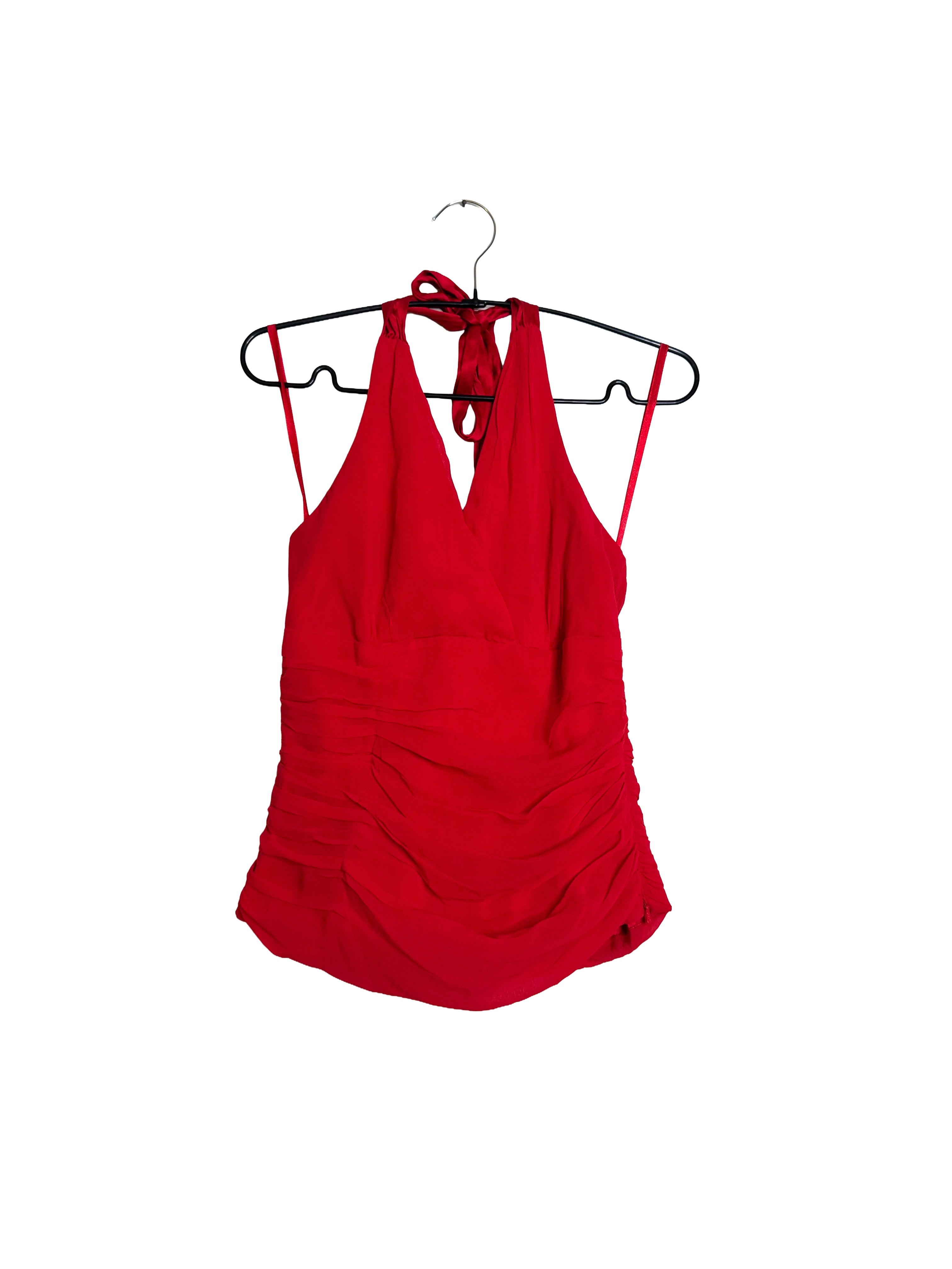 Red Halter Neck Top