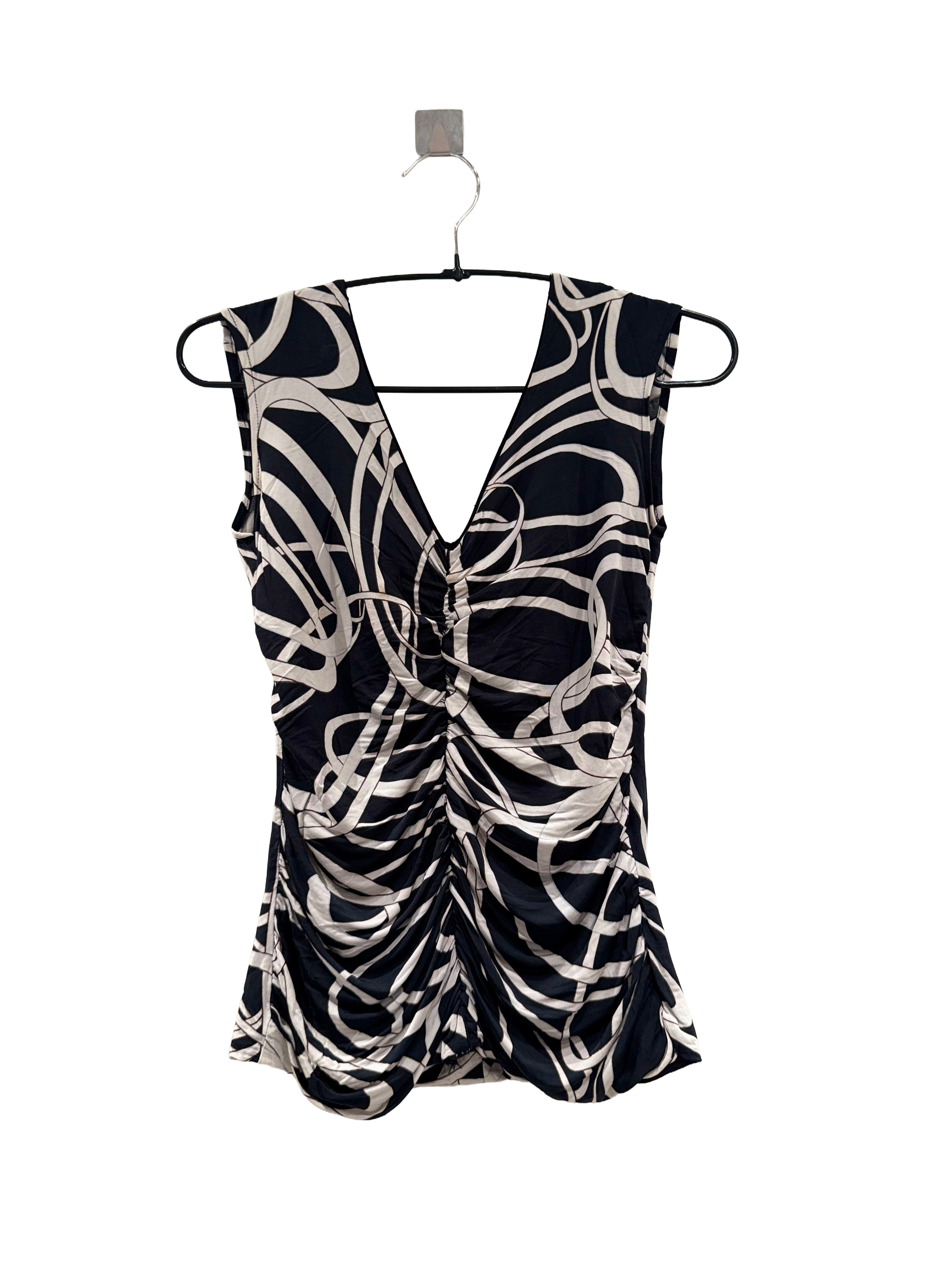 Abstract Rope Print Top