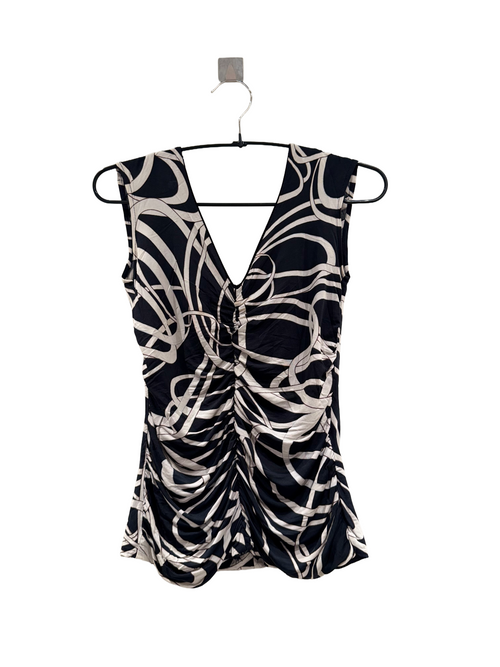 Abstract Rope Print Top