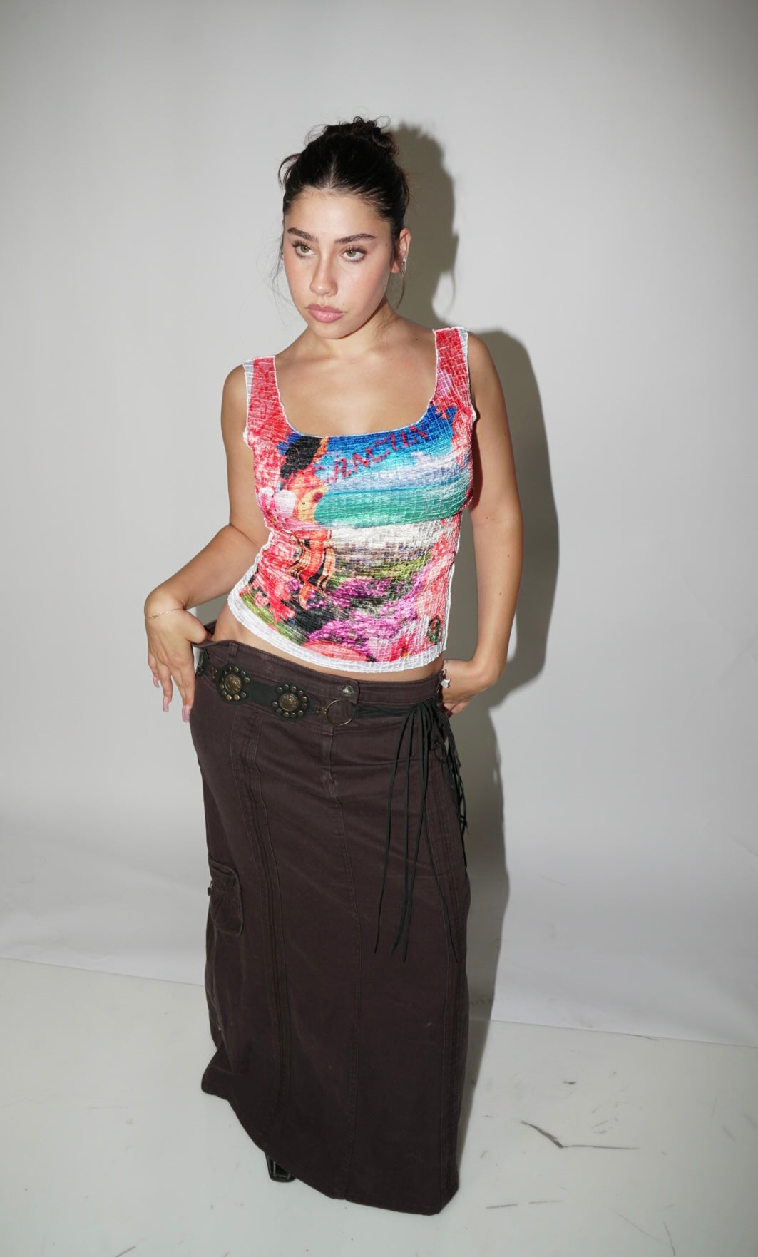Miami Print Tank Top
